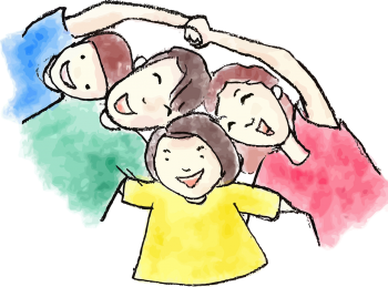 Zdjęcie ilustracyjne - rodzina trzymająca się za ręce 